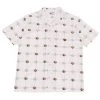 DJ Short Sleeve Soft Collar Shirt - Flaming Eye Grid -Folk Store 2X3A5524