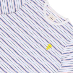 Multistripe Tee - Off White Sun DP 14 Multistripe Tee - Off White Sun DP -Folk Store AW24pre 012