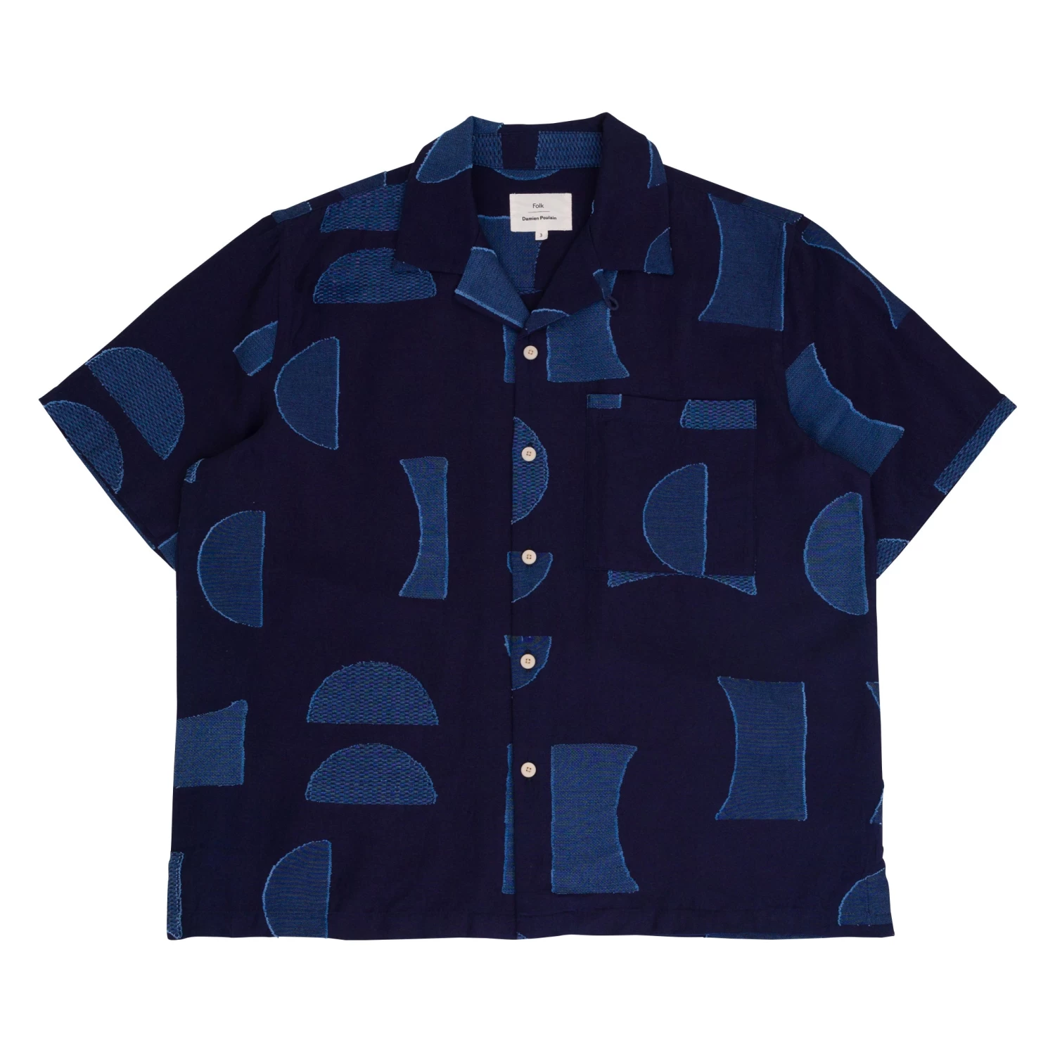 Relaxed Soft Collar Shirt - Indigo Moon DP 3 Relaxed Soft Collar Shirt - Indigo Moon DP