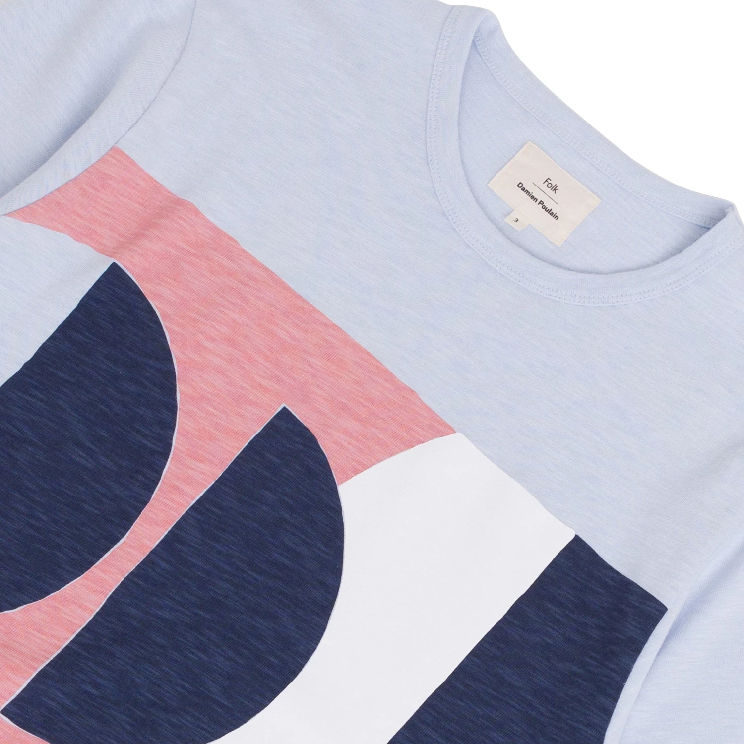 Flag Tee - Ice Blue Moon DP 4 Flag Tee - Ice Blue Moon DP - Image 2