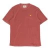 Relaxed Assembly Tee - Dark Coral Terry DP -Folk Store AW24pre 027