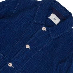 Prism Jacket - Indigo Waffle 14 Prism Jacket - Indigo Waffle -Folk Store AW24pre 042