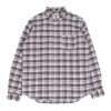 Relaxed Fit Shirt - Ecru Black Check -Folk Store AW24pre 080