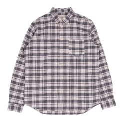 Relaxed Fit Shirt - Ecru Black Check