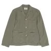 Wide Fit Blazer - Sage Summer Twill -Folk Store AW24pre 117