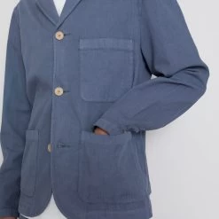 Wide Fit Blazer - Soft Blue -Folk Store AW24preMarcelostyledshots 049