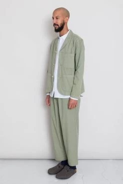 Wide Fit Blazer - Sage Summer Twill -Folk Store AW24preMarcelostyledshots 063