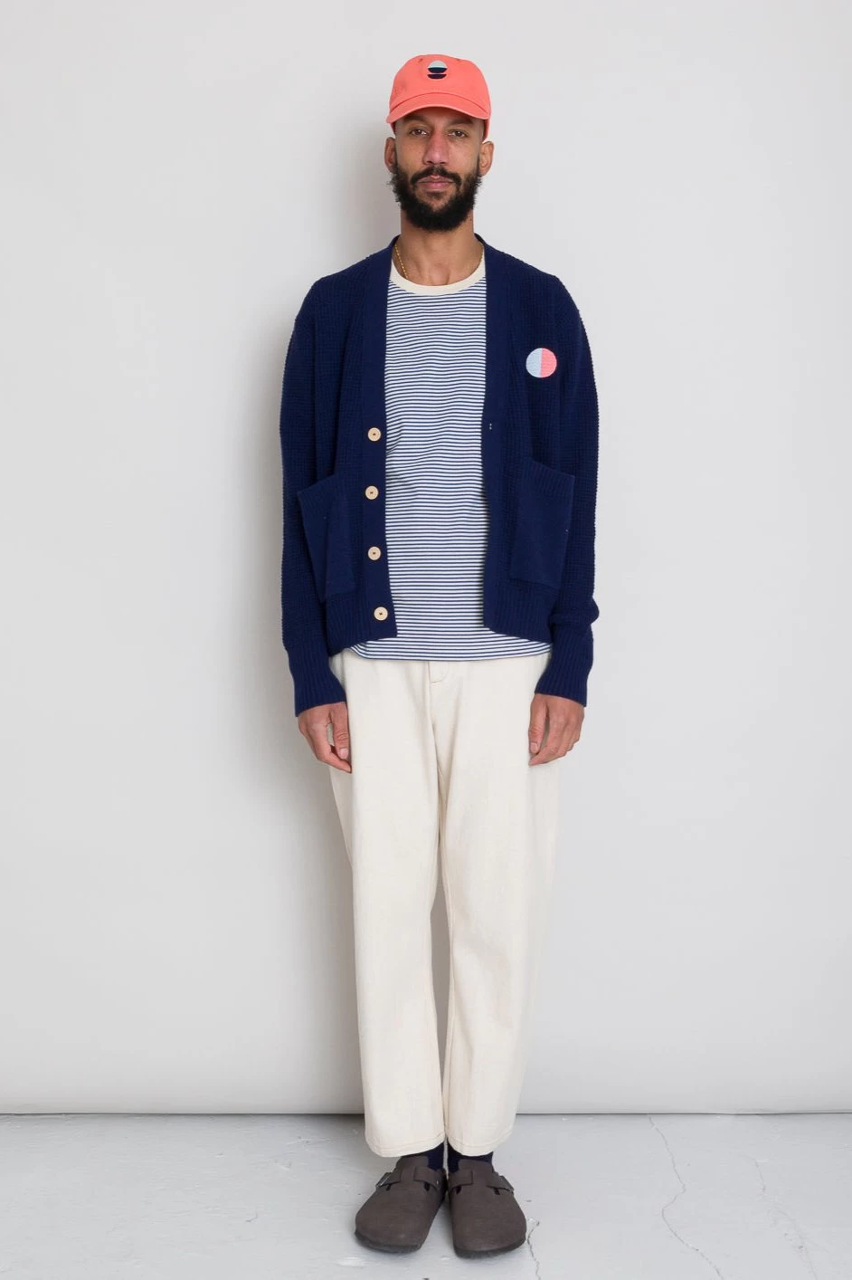 Waffle Cardigan - Moon Intarsia DP 6 Waffle Cardigan - Moon Intarsia DP - Image 4