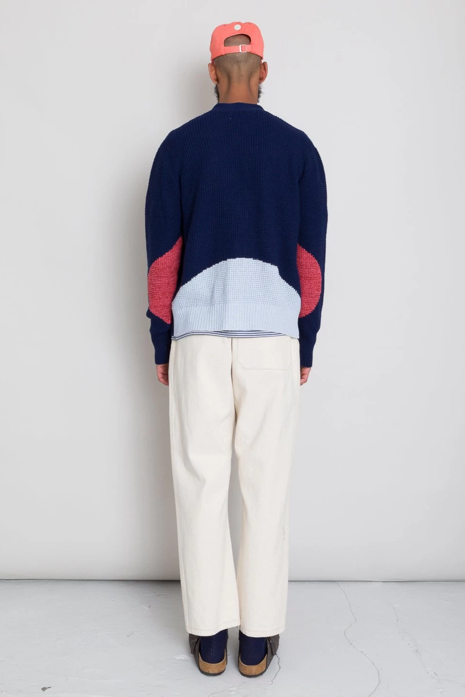 Waffle Cardigan - Moon Intarsia DP 4 Waffle Cardigan - Moon Intarsia DP - Image 2