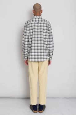Relaxed Fit Shirt - Ecru Black Check -Folk Store AW24preMarcelostyledshots 164 6bb56796 2faa 4421 b295 858d4fb97594