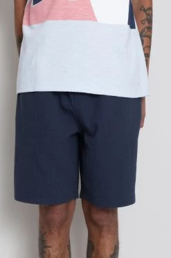 Relaxed Short - Navy 17 Relaxed Short - Navy -Folk Store AW24preMarcelostyledshots 187