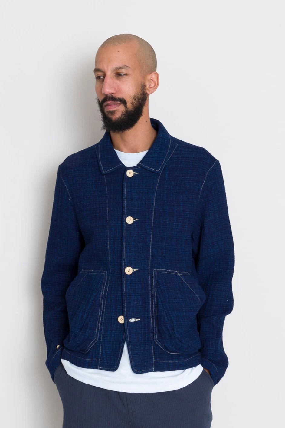 Prism Jacket - Indigo Waffle 9 Prism Jacket - Indigo Waffle - Image 7