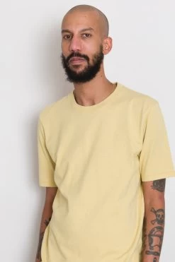 Contrast Sleeve Tee - Wheat -Folk Store AW24preMarcelostyledshots 221