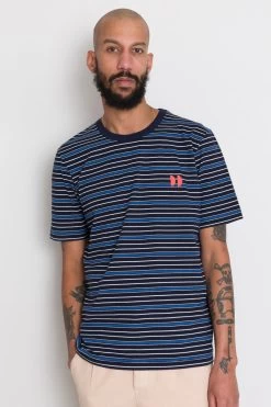Multistripe Tee - Navy Moon DP -Folk Store AW24preMarcelostyledshots 238