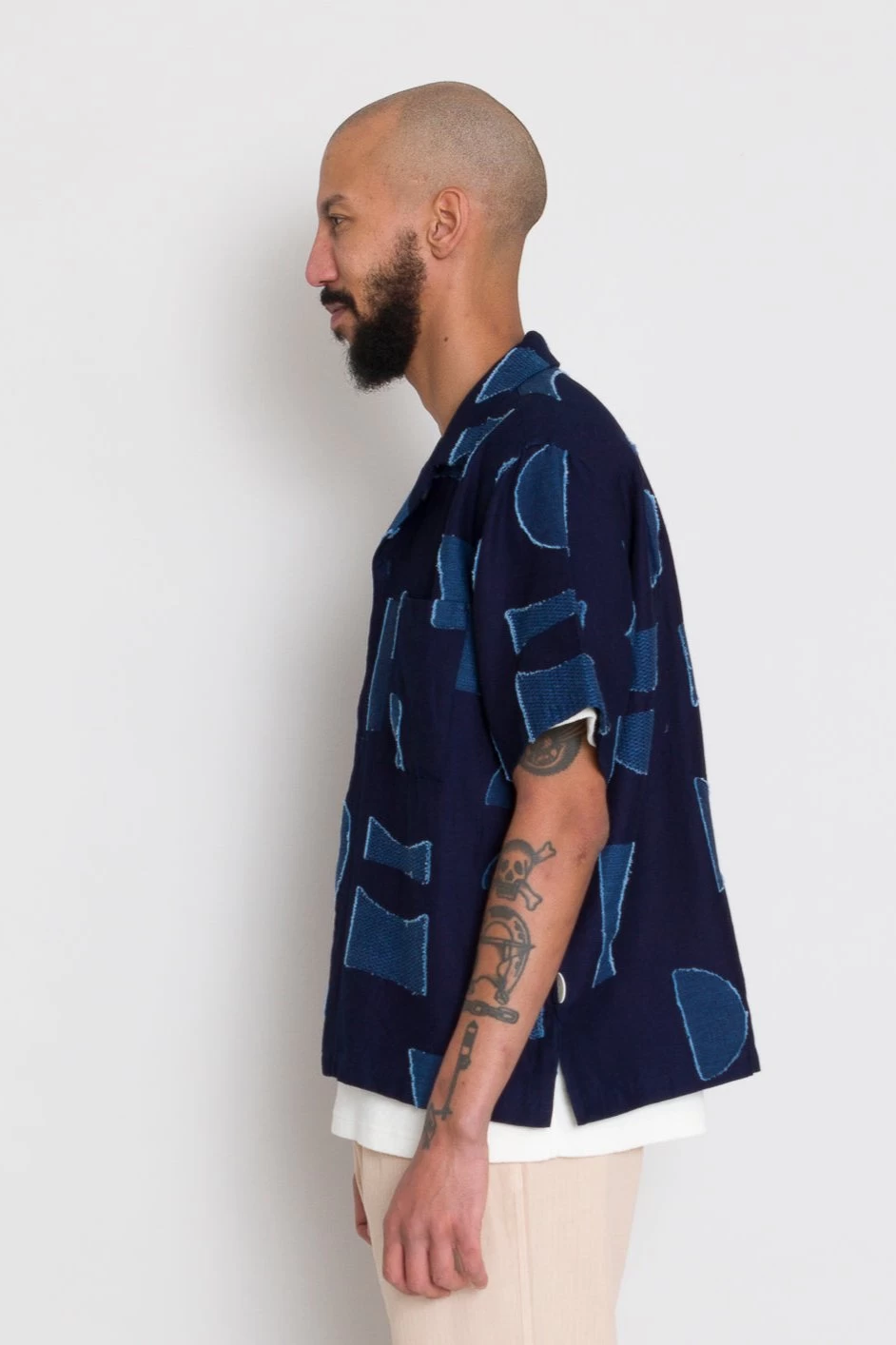 Relaxed Soft Collar Shirt - Indigo Moon DP 6 Relaxed Soft Collar Shirt - Indigo Moon DP - Image 4