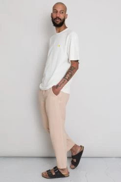 Relaxed Assembly Tee - Stone Terry DP -Folk Store AW24preMarcelostyledshots 263