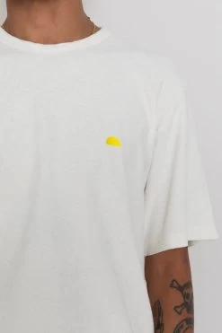 Relaxed Assembly Tee - Stone Terry DP -Folk Store AW24preMarcelostyledshots 266