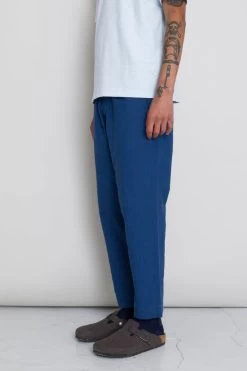 Assembly Pant - Blue Crinkle 11 Assembly Pant - Blue Crinkle -Folk Store AW24preMarcelostyledshots 279
