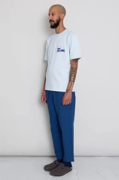 Assembly Pant - Blue Crinkle 12 Assembly Pant - Blue Crinkle -Folk Store AW24preMarcelostyledshots 285