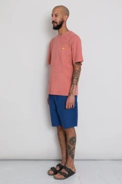 Relaxed Assembly Tee - Dark Coral Terry DP -Folk Store AW24preMarcelostyledshots 296 88b6d82a 06aa 4521 b2b9 a0a3446f05c4