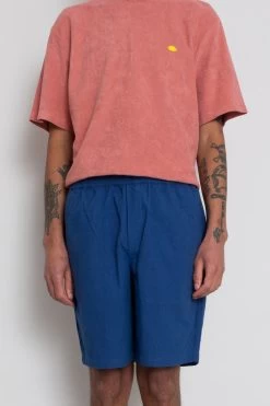 Assembly Short - Blue Crinkle 17 Assembly Short - Blue Crinkle -Folk Store AW24preMarcelostyledshots 308