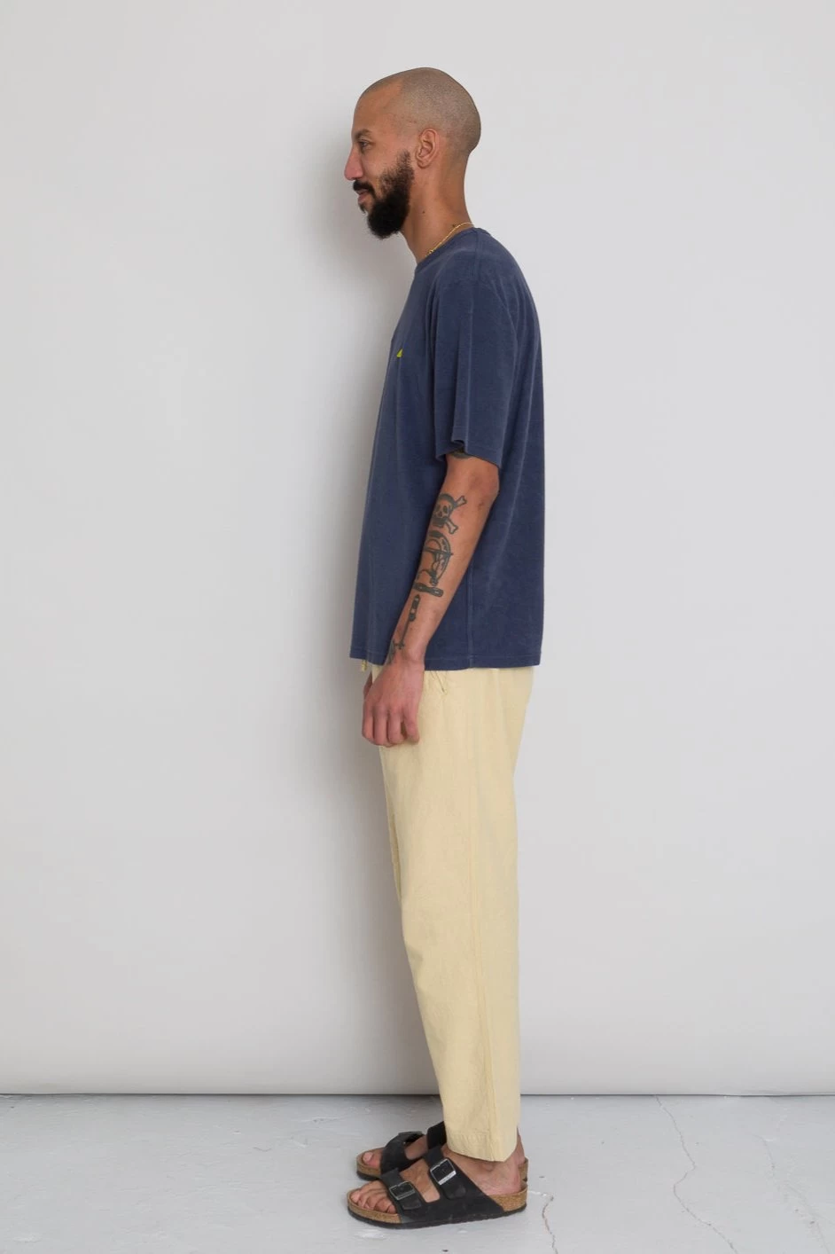 Relaxed Assembly Tee - Soft Navy Terry DP 8 Relaxed Assembly Tee - Soft Navy Terry DP - Image 6