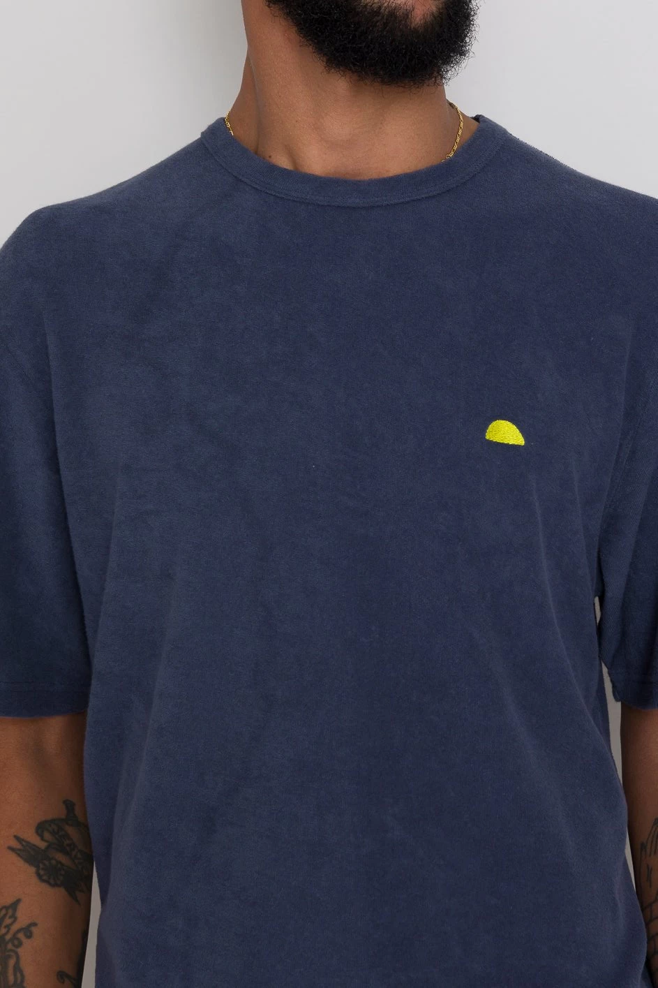 Relaxed Assembly Tee - Soft Navy Terry DP 5 Relaxed Assembly Tee - Soft Navy Terry DP - Image 3