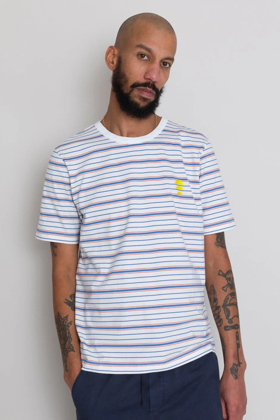 Multistripe Tee - Off White Sun DP 8 Multistripe Tee - Off White Sun DP - Image 6