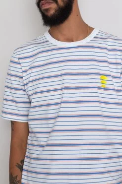 Multistripe Tee - Off White Sun DP 17 Multistripe Tee - Off White Sun DP -Folk Store AW24preMarcelostyledshots 365