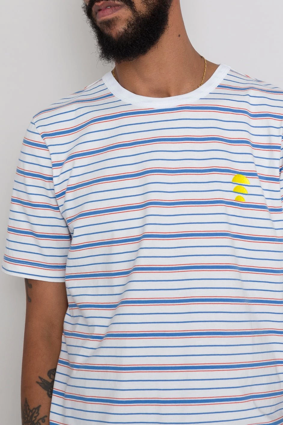 Multistripe Tee - Off White Sun DP 9 Multistripe Tee - Off White Sun DP - Image 7