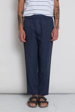 Drawcord Assembly Pant - Navy Summer Twill -Folk Store AW24preMarcelostyledshots 366