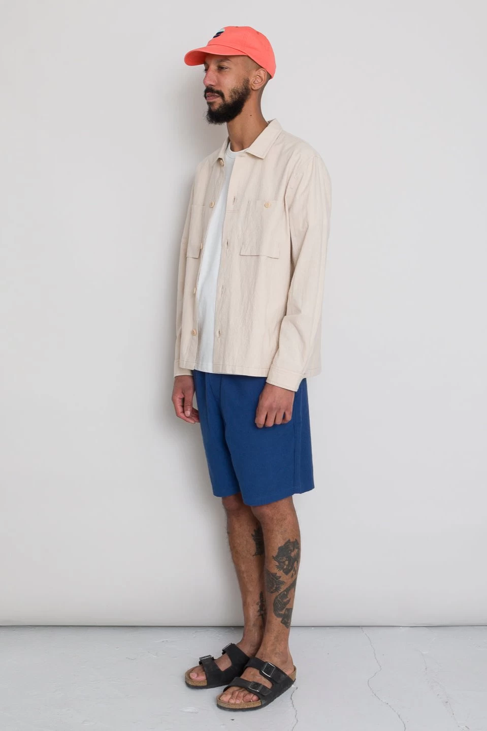 Patch Overshirt - Soft Pink Crinkle 5 Patch Overshirt - Soft Pink Crinkle - Image 3