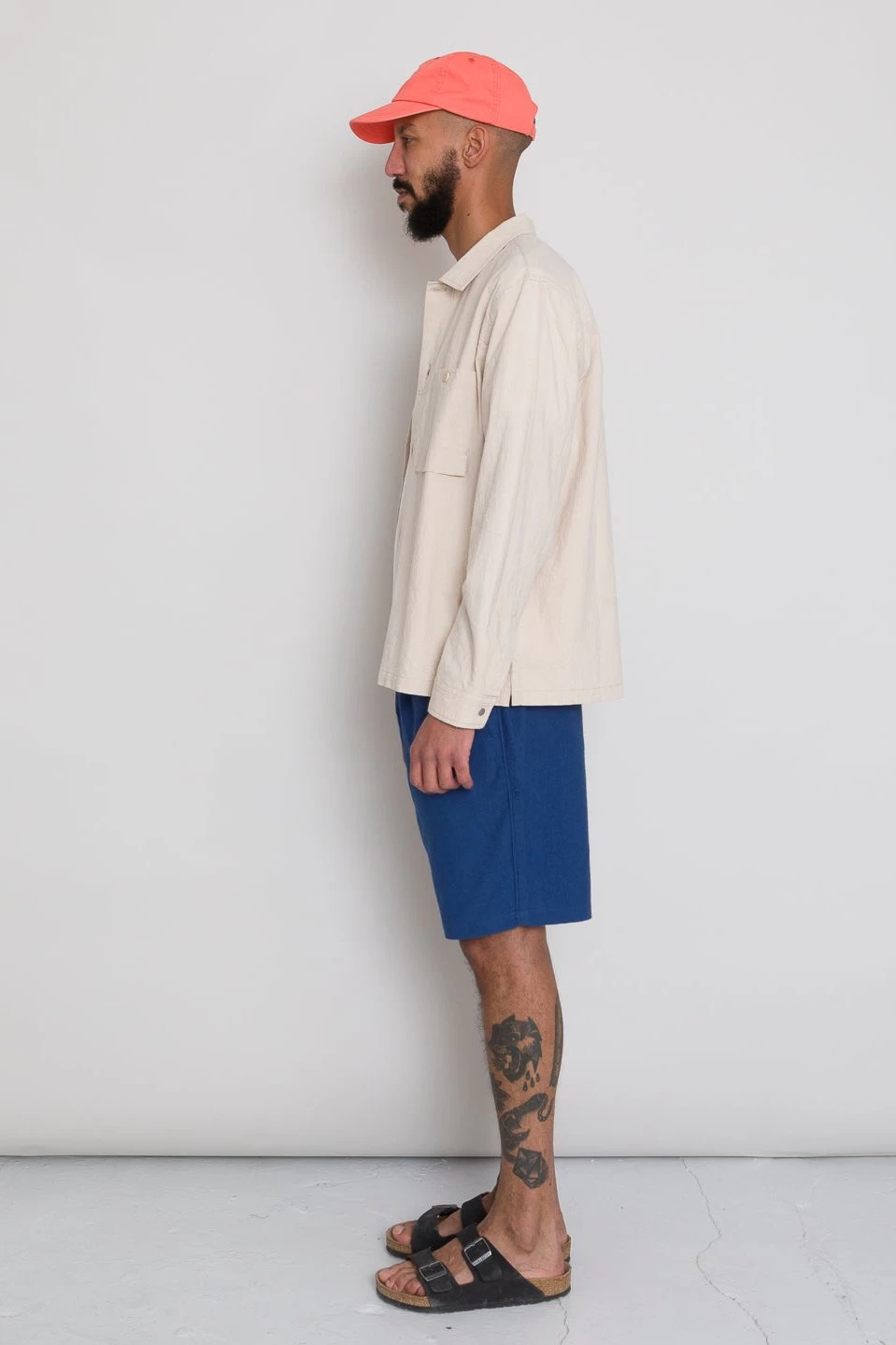 Patch Overshirt - Soft Pink Crinkle 7 Patch Overshirt - Soft Pink Crinkle - Image 5