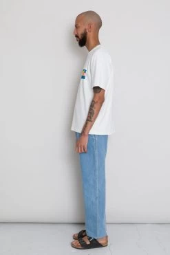 Slub Embroidery Tee - Off White Sun DP -Folk Store AW24preMarcelostyledshots 519 ab4dddda 03ea 4371 8f74 e8fa80c06938