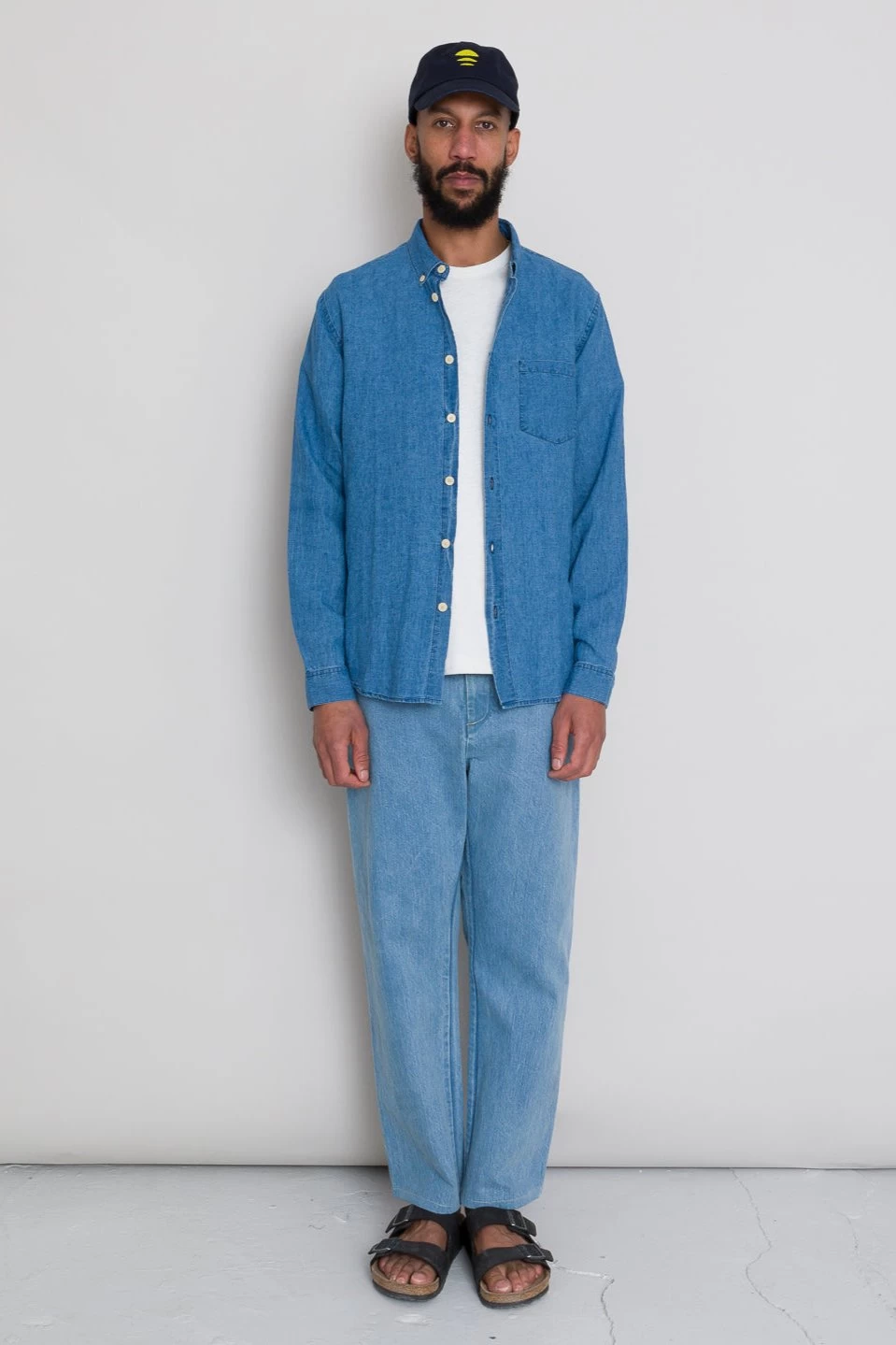 Relaxed Fit Shirt - Linen Indigo 5 Relaxed Fit Shirt - Linen Indigo - Image 3