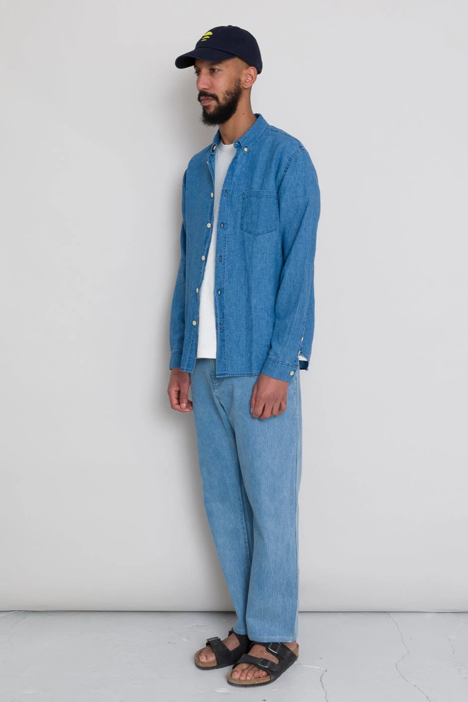 Relaxed Fit Shirt - Linen Indigo 6 Relaxed Fit Shirt - Linen Indigo - Image 4