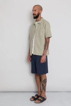 Gabe Shirt - Sage Tapestry 15 Gabe Shirt - Sage Tapestry -Folk Store AW24preMarcelostyledshots 560