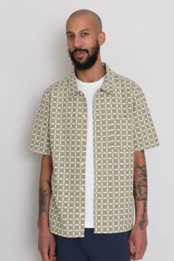 Gabe Shirt - Sage Tapestry 19 Gabe Shirt - Sage Tapestry -Folk Store AW24preMarcelostyledshots 569