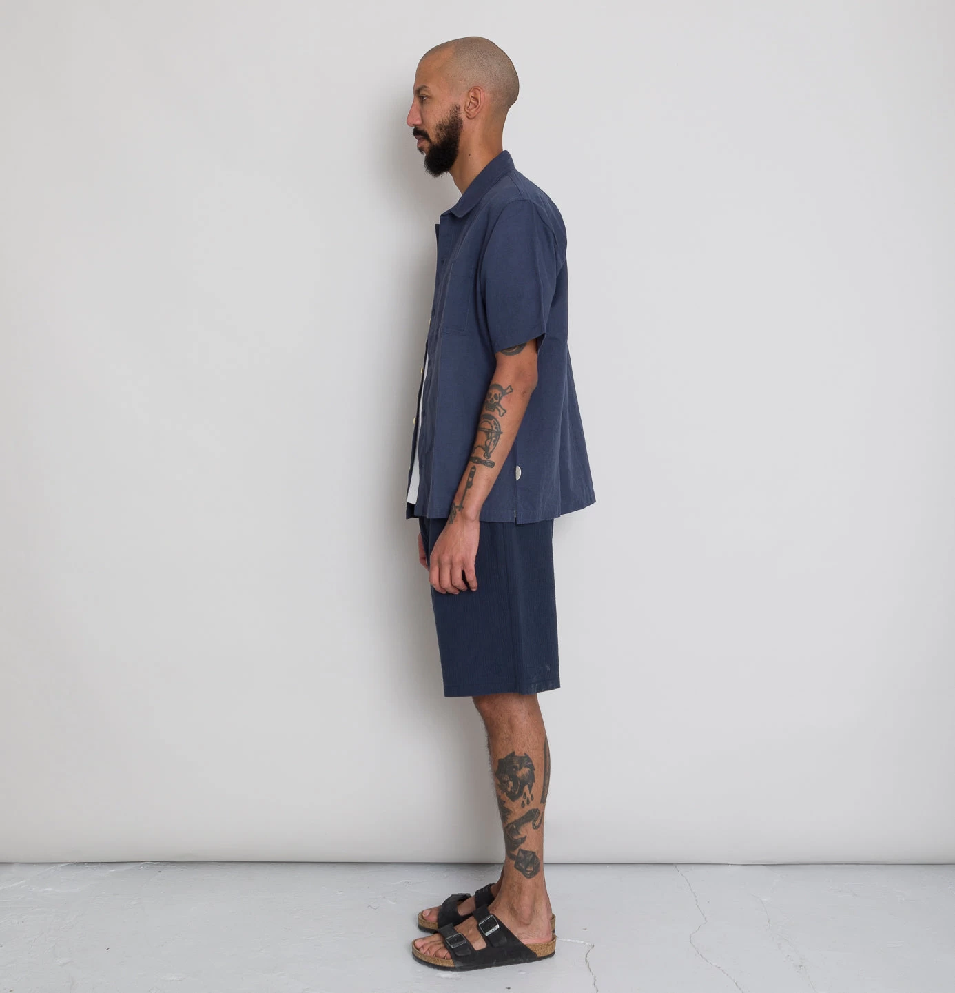 Gabe Shirt - Soft Navy 7 Gabe Shirt - Soft Navy - Image 5