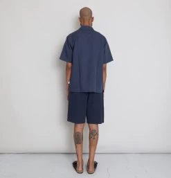 Gabe Shirt - Soft Navy 17 Gabe Shirt - Soft Navy -Folk Store AW24preMarcelostyledshots 616