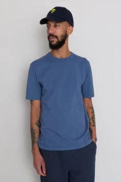 Contrast Sleeve Tee - Soft Blue -Folk Store AW24preMarcelostyledshots 647