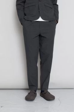 Assembly Suit Trouser - Graphite Crinkle -Folk Store AW24preMarcelostyledshots 693