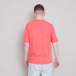 Slub Tee - Coral 11 Slub Tee - Coral -Folk Store Archivess242 078