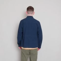 Assembly Jacket - Ash Navy Crinkle -Folk Store Archivess242 131