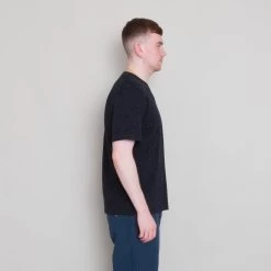 Pocket Nep Assemby Tee - Soft Black -Folk Store Archivess242 166