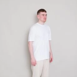 Pocket Nep Assemby Tee - White -Folk Store Archivess242 262