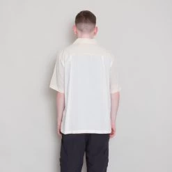 2 Tone Soft Collar Shirt - Chalk -Folk Store Archivess242 358