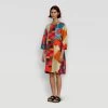 Joana Day Dress Women's - Red Tulip Print -Folk Store DSC 8400 1
