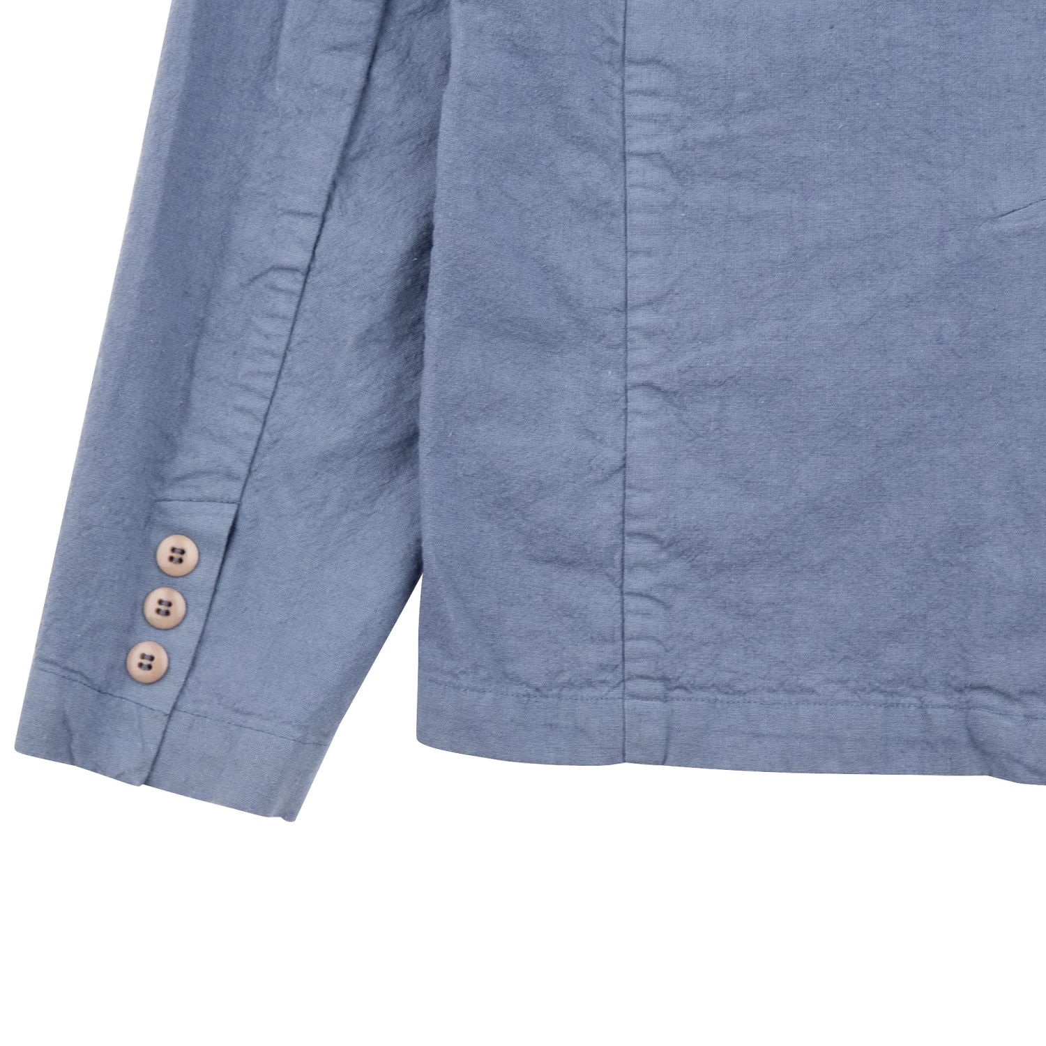 Cotton Linen Blazer - Woad 8 Cotton Linen Blazer - Woad - Image 6