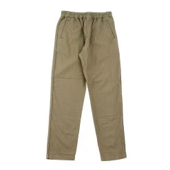 Cotton Linen Trouser Drawcord - Olive